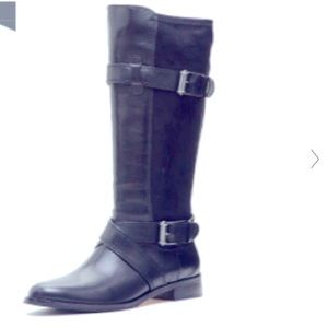 Cole Haan Whitley Tall Black Nike Air Riding Boots